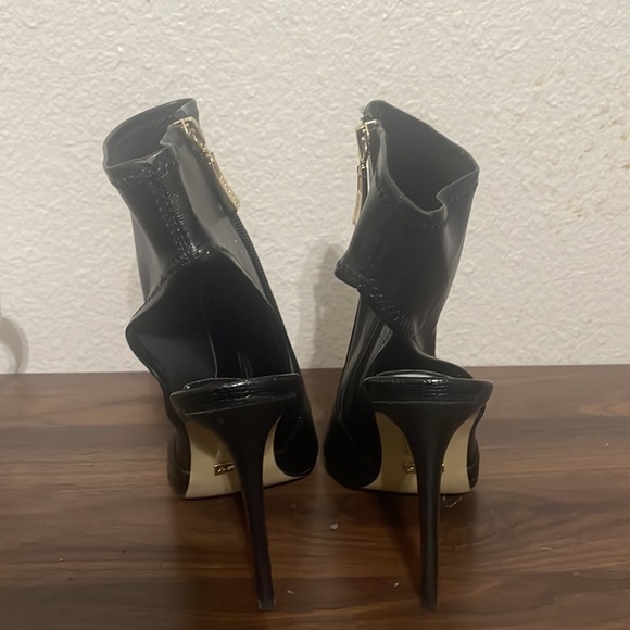 bebe Jessamyn Open Toe Bootie Heels Size 6 - Picture 3 of 8
